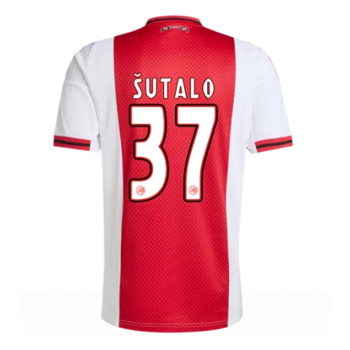 Billige Fotballdrakt Ajax Josip Sutalo #37 Replika Hjemmedrakt 2025-26 Kortermet Billige Fotballdrakt Ajax Josip Sutalo #37 Replika Hjemmedrakt 2025-26 Kortermet